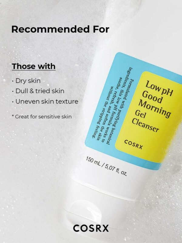 COSRX Low pH Good Morning Gel Cleanser 150ml - Image 4