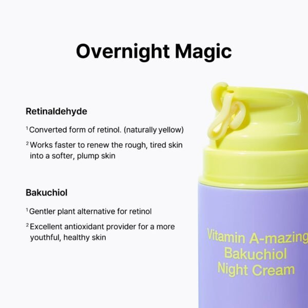 By Wishtrend Vitamin A-mazing Bakuchiol Night Cream 30g - Image 4