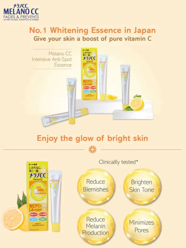 Rohto Mentholatum Melano CC Vitamin C Essence 20ml - Image 2