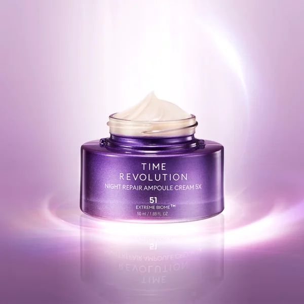 Missha Time Revolution Night Repair Ampoule Cream 5x 50ml - Image 4