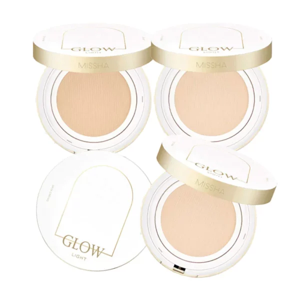 Missha Glow Cushion Light (No.21P Fair) SPF 37 PA+++  13g - Image 5