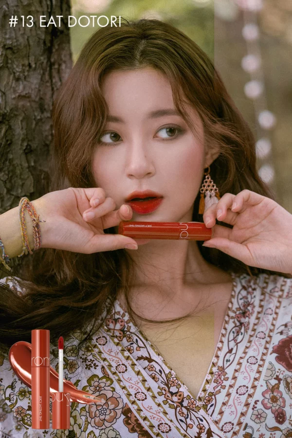 Rom&nd Juicy Lasting Tint Autumn Series - 13 Eat Dotori (5.5g) - Image 3