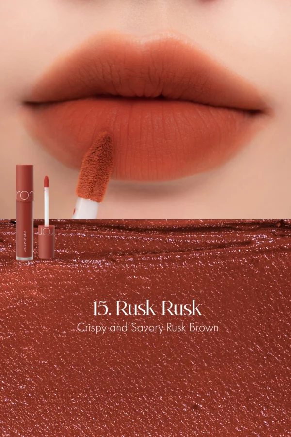Rom&nd Zero Velvet Tint  Baked Series - 15 Rusk Rusk (5.5g) - Image 2
