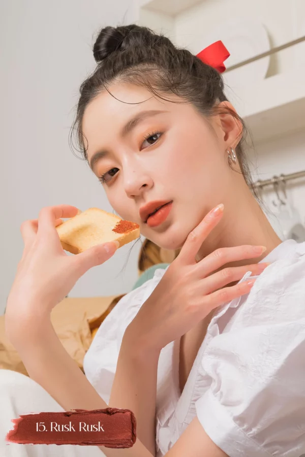 Rom&nd Zero Velvet Tint  Baked Series - 15 Rusk Rusk (5.5g) - Image 3