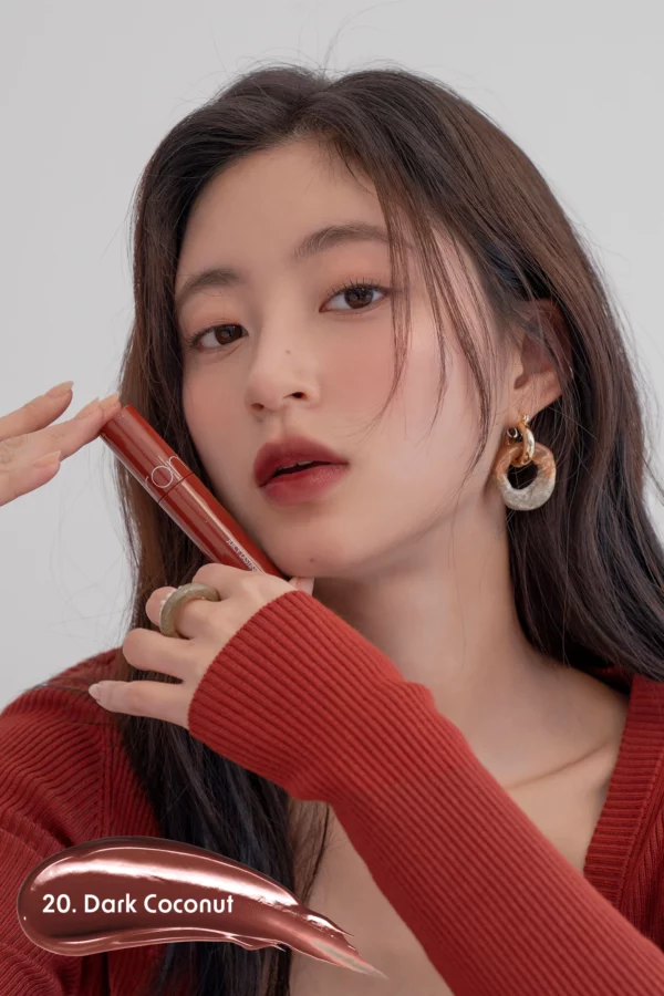 Rom&nd Juicy Lasting Tint Ripe Fruits Series - 20 Dark Coconut (5.5g) - Image 3